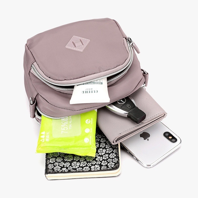 TAS SELEMPANG WANITA KECIL IMPORT ABSECA ANTI AIR UNGU LILAC TA661P5 PREMIUM SLING BAG CEWEK KEKINIAN REMAJA KOREA FASHION MURAH BRANDED SIMPLE LUCU CASUAL