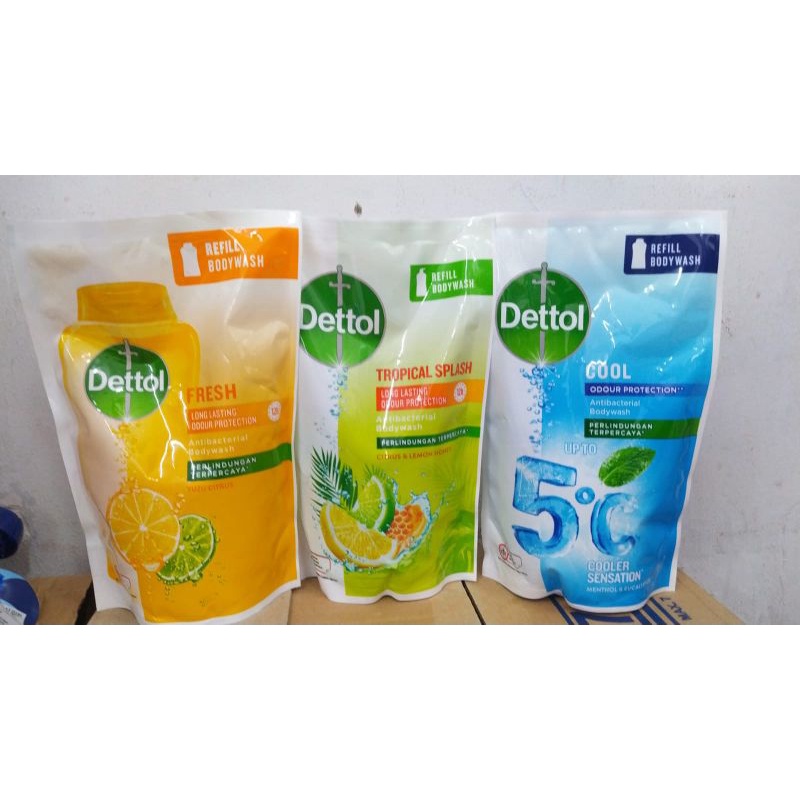 REFILL DETTOL BODY WASH 410ML/REFILL SABUN MANDI DETTOL CAIR  410ML