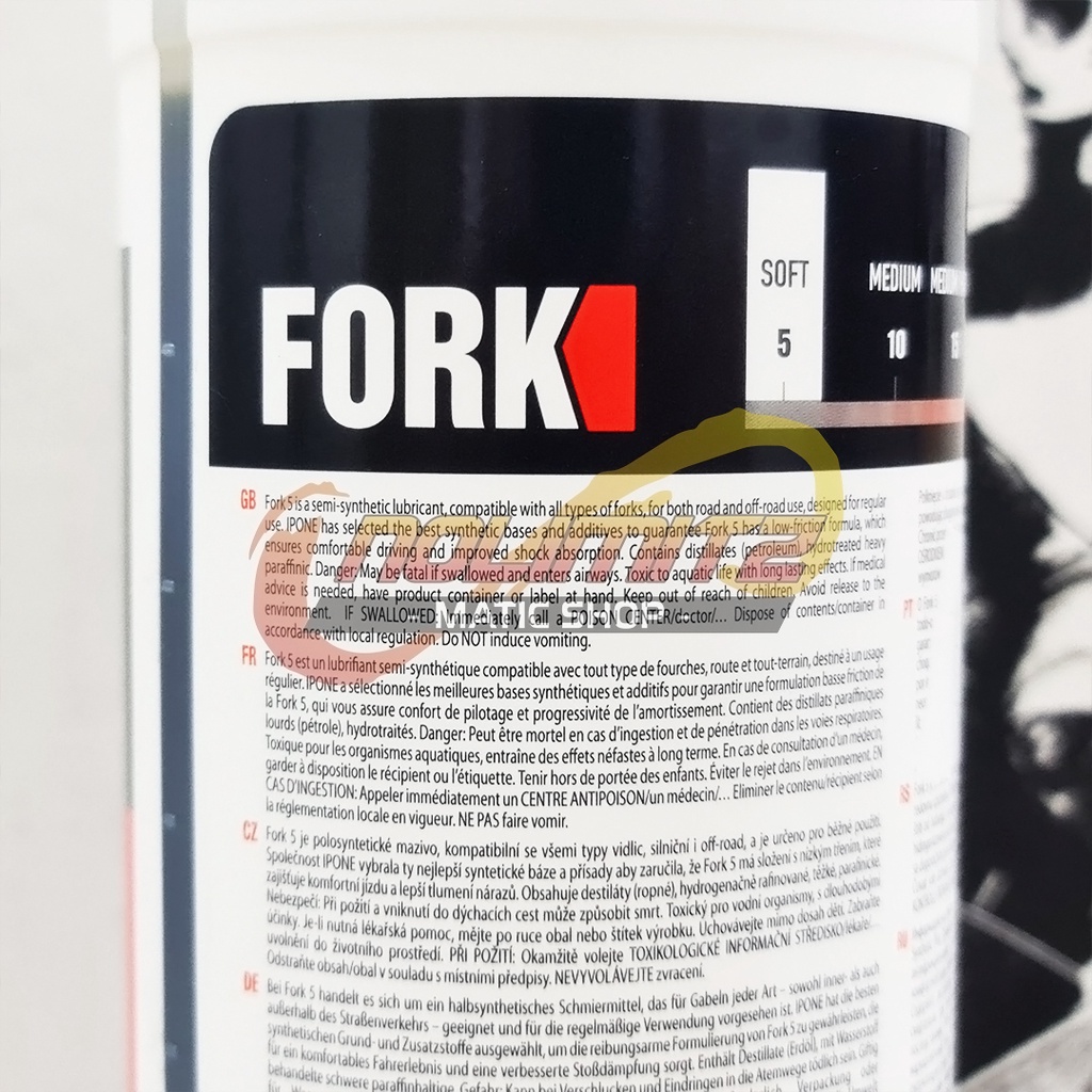 Fork Oil IPONE Oli Shock Depan Grade 5 Soft Synthetic Plus 1L