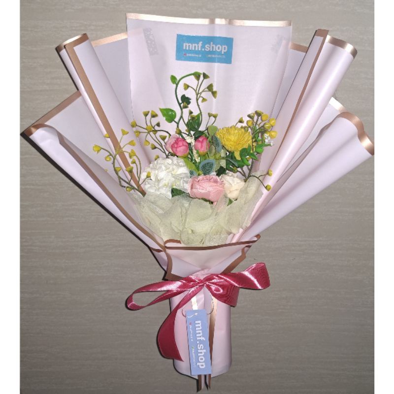 Buket Bunga Artificial / Buket Bunga / Buket Murah / Buket snack murah / Buket bunga artificial mura