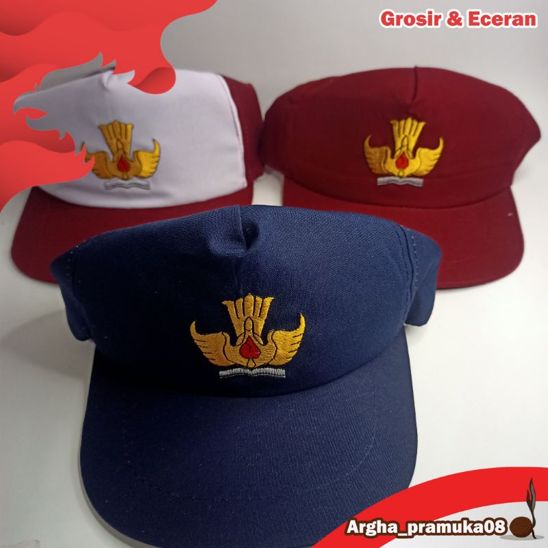 topi SD SMP SMP / topi gerakan Pramuka/topi siaga putra putri