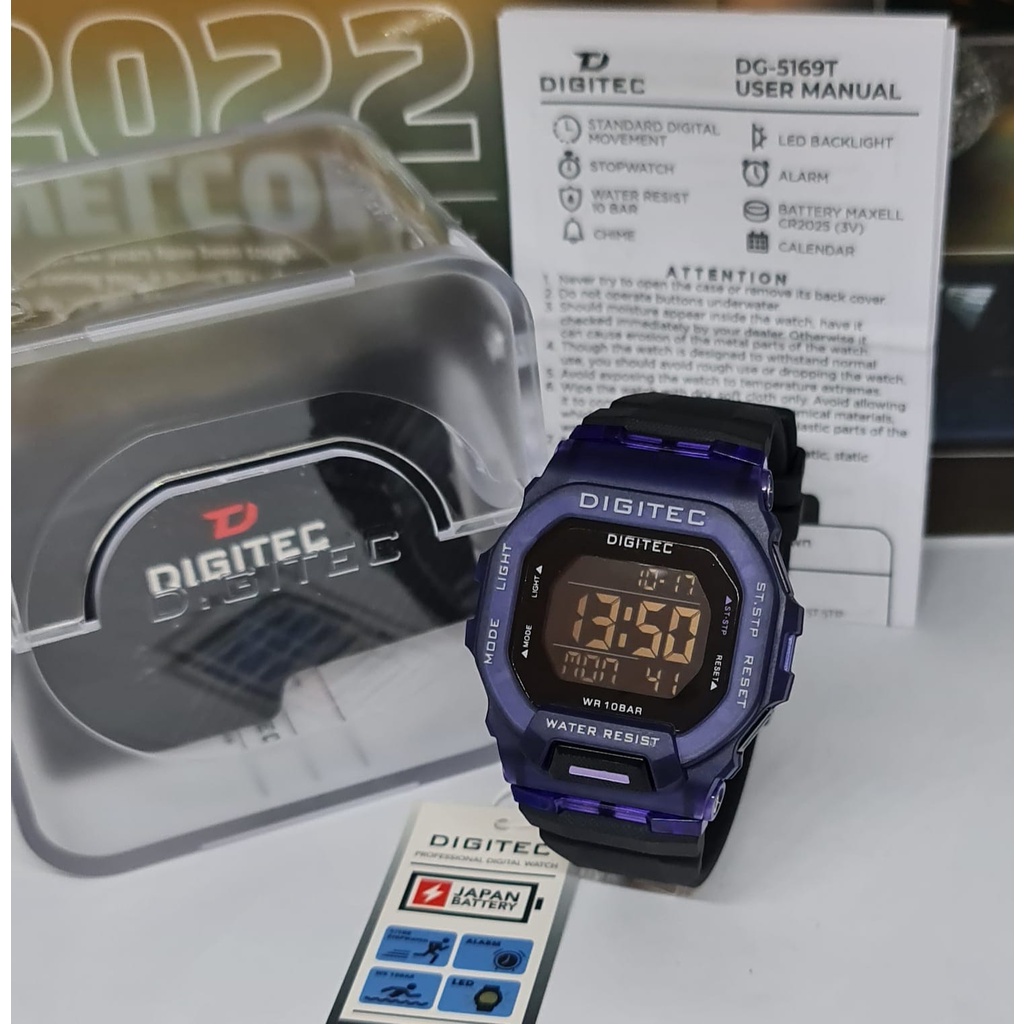Jam Tangan Pria Digitec 5169 Original
