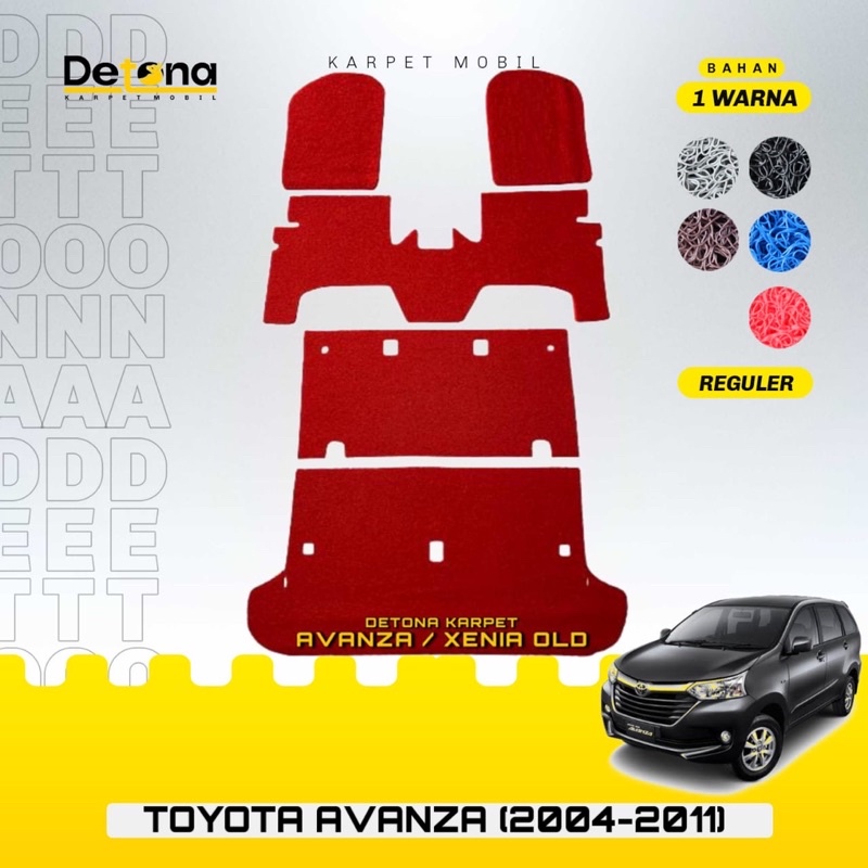 Karpet Mobil Mie AVANZA & XENIA LAMA 2004-2011 / Karpet Mie Mobil AVANZA & XENIA LAMA 2004-2011 ALLT