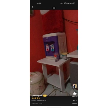 Meja sudut pojok dispenser 40X 40 X 40 CM