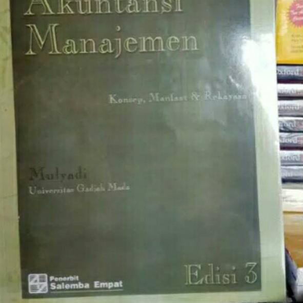 

Big Sale - Akuntansi manajemen edisi 3 by mulyadi 빠