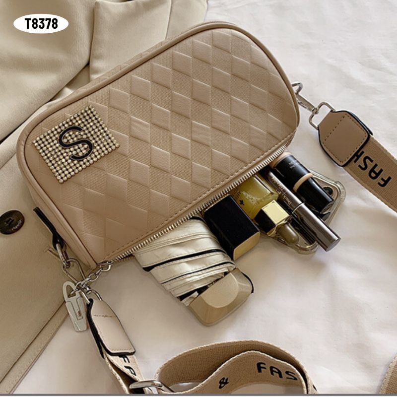 [IMPORT] T8378 - TAS SELEMPANG WANITA FASHION IMPORT - 76BAGSTORE