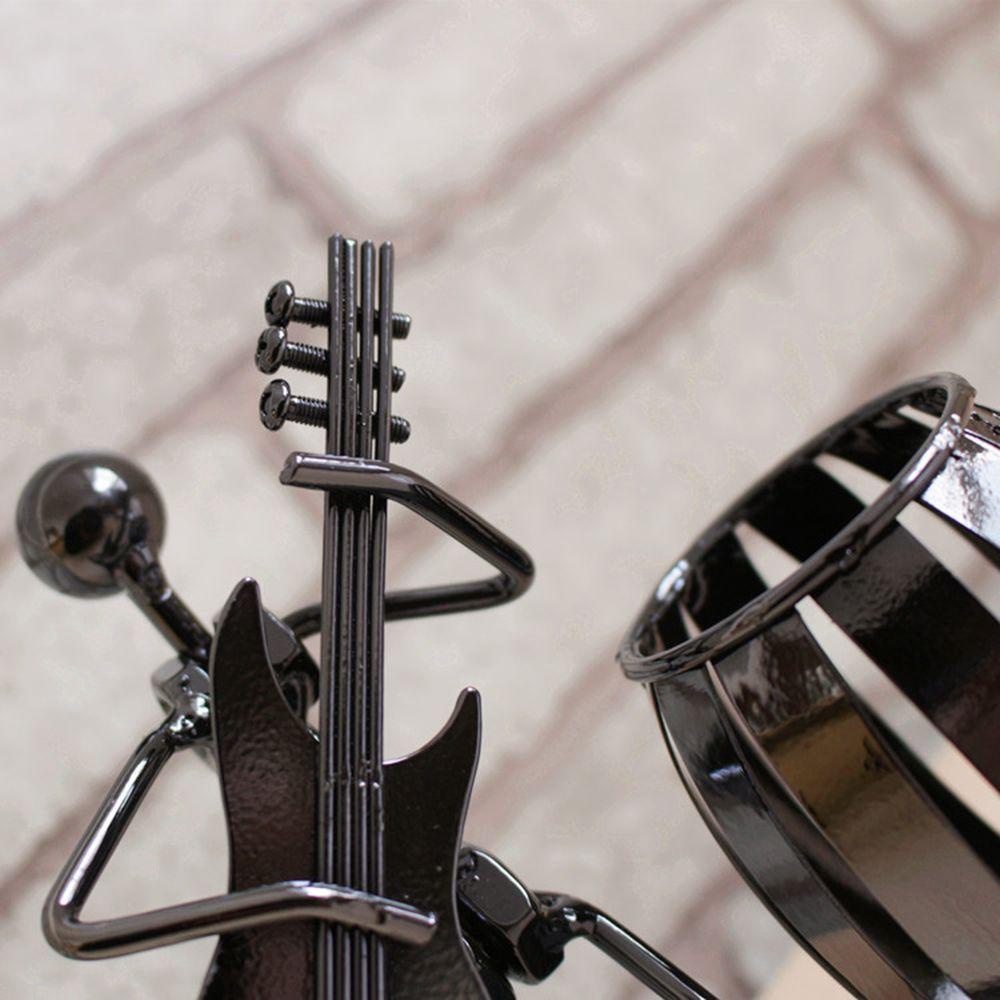 Augustina Pot Organizer Holder Pensil / Pulpen / Alat Tulis Desain Gitar