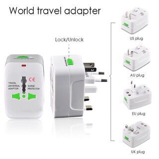 Universal Travel Adaptor Colokan Listrik Adaptor Internasional All In One