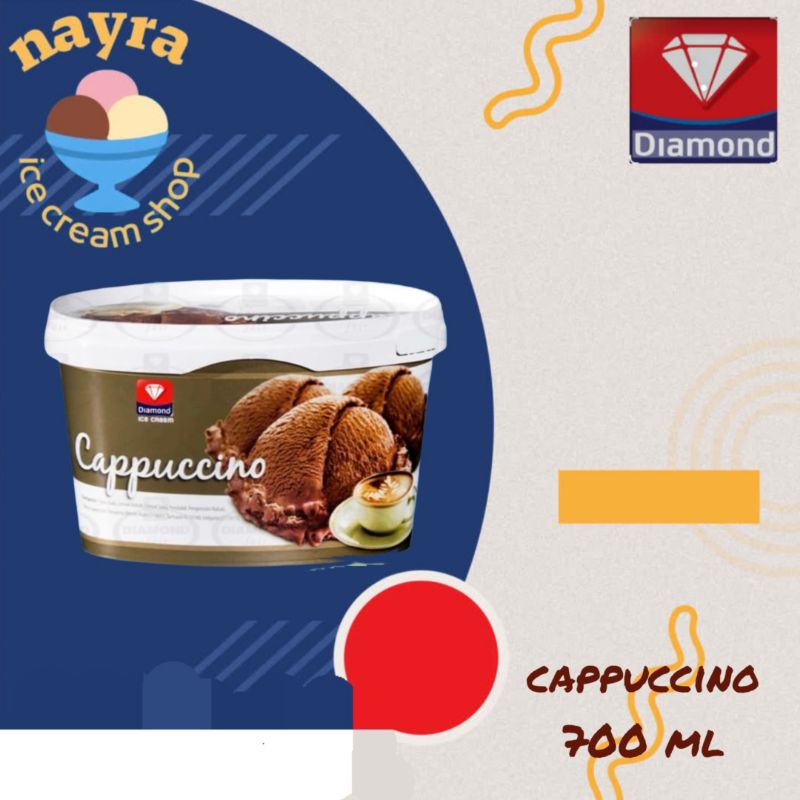 

Diamond ice cream cappucino 700ml