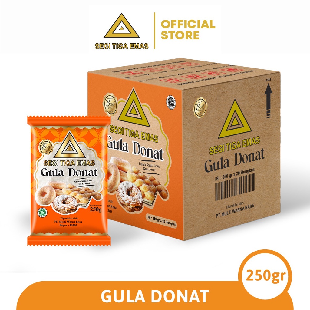 

Gula Donat Segi Tiga Emas 250gr x 20pcs
