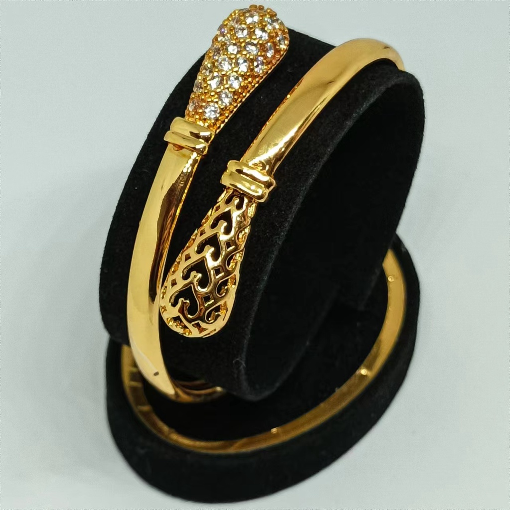 terbaru Gelang keroncong lapis Emas 24k Gold xuping fashion perhiasan