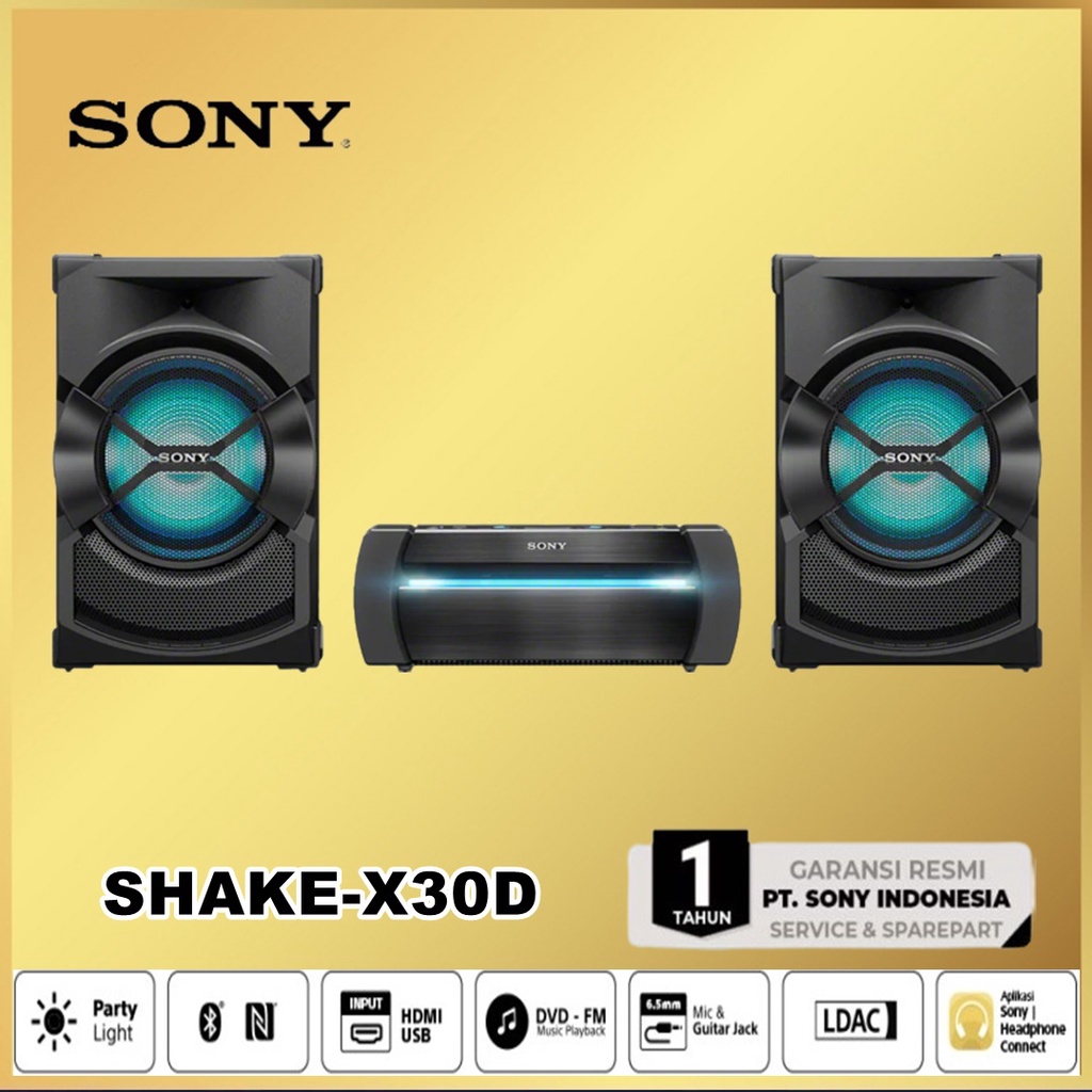 Sony Shake-X30D X30 D Home Audio Syster Bluetooth Speaker With DVD