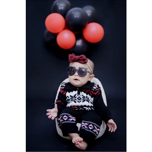 MALIKIN JUMPER YABIE LAKI-LAKI DAN PEREMPUAN 1-12 BULAN / JUMPER BAYI TERBARU / BAJU HANGAT BAYI