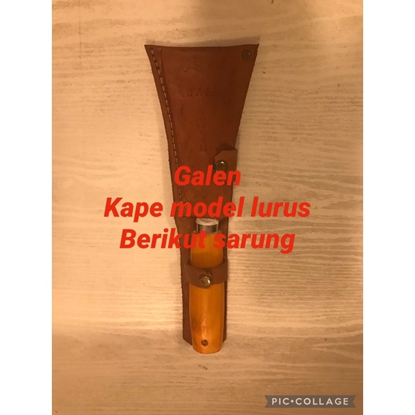 kape alat panen sarang walet model lurus berikut sarung kulit sapi Asli