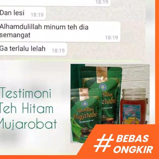 

10.10 Promo Brand TEH HITAM MUJAROBAT 45GR ORIGINAL 