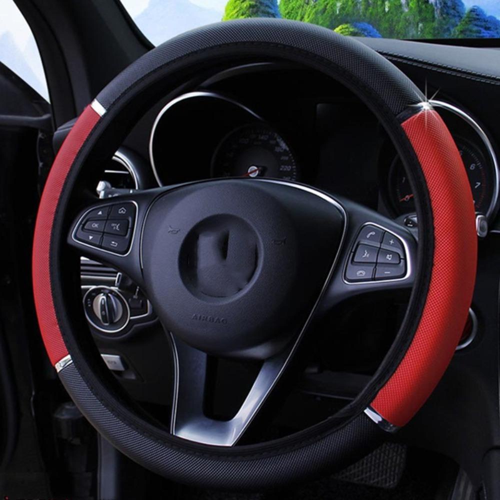 Lanfy Cover Setir Mobil Universal Empat Musim Aksesoris Mobil Auto Styling Aksesoris Interior Interior Mobil Dekorasi Otomatis Steering Wheel Sleeve