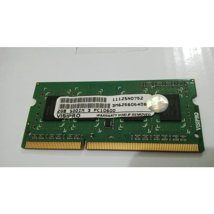 MEMORY SODIM DDR3 2 GB VISIPRO RAM LAPTOP NOTEBOOK DDR 3 2GB
