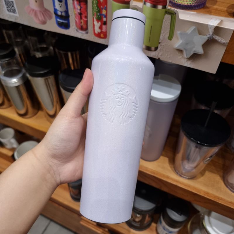 Jual Starbucks Corkcicle Iridescent Purple Glitter Holiday 2022