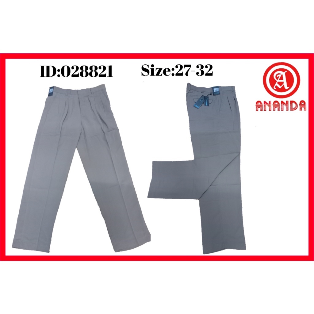 celana panjang pria dewasa stievers katun all warna 114 27-32.