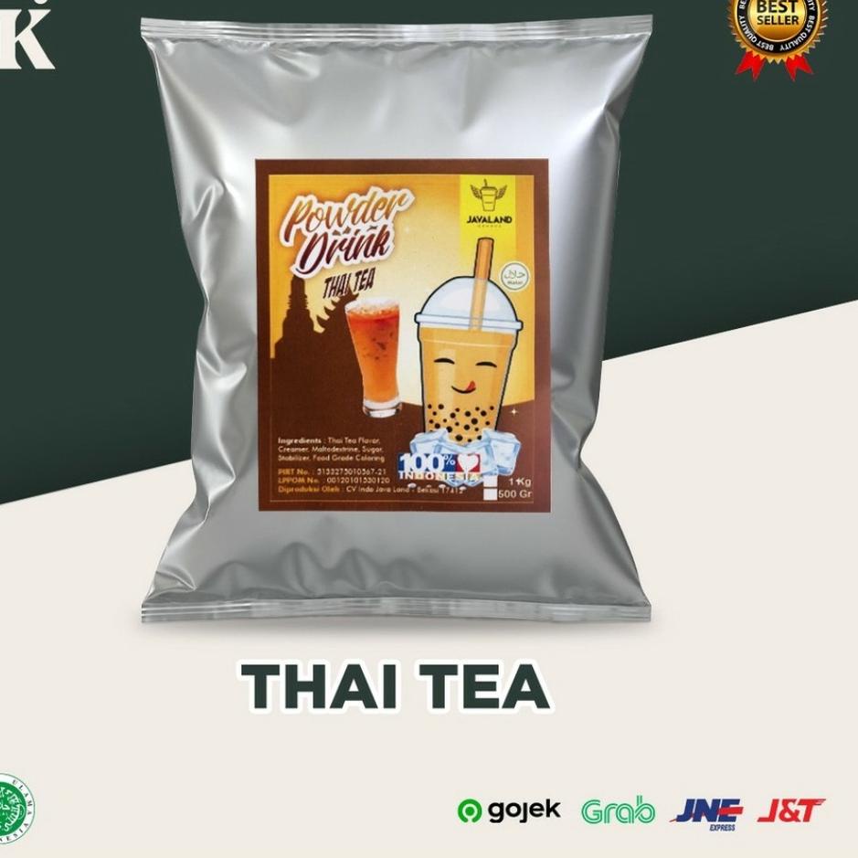 

✨SHOPEE MALL✨ Powder Thai Tea Bubuk Minuman Bubble Drink Javaland 1 kg grosir