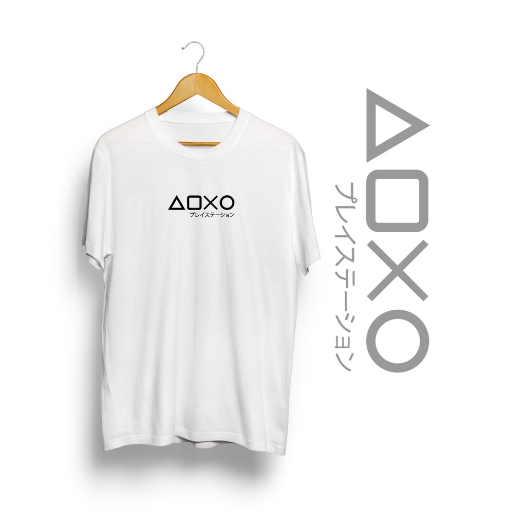 KAOS OVERSIZE PLAYSTATION SYMBOL T-SHIRT