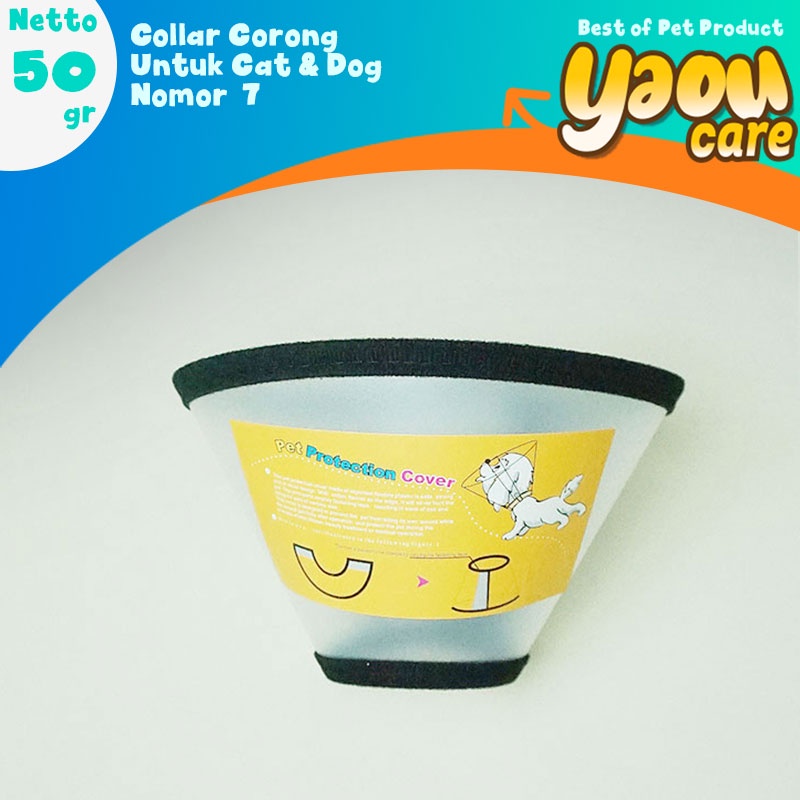 Collar Kucing Anjing No 7 Collar Corong Kucing Anjing