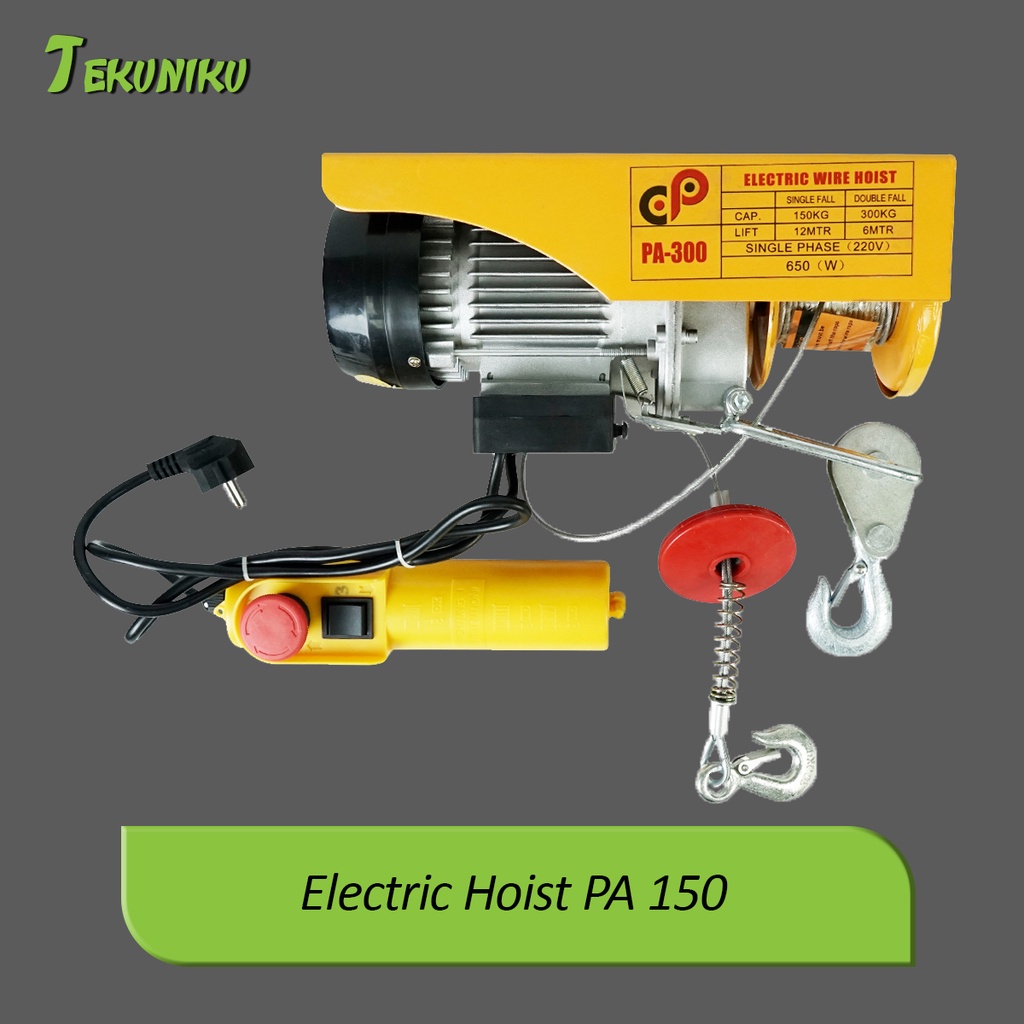 Electric Hoist | Mini Wire Hoist | Katrol Elektrik | PA 150