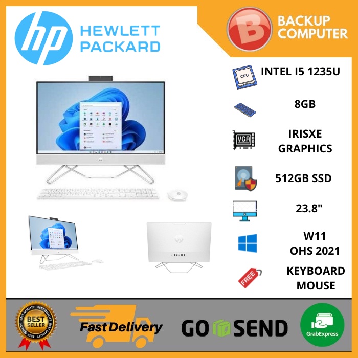 HP AIO 24-cb1015d i5-1235U 8GB 512GB SSD