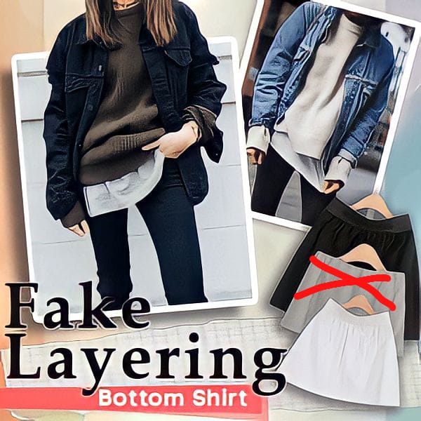 Prefix | Fake Layering  Pelapis Kaos Agar Terlihat 2 Lapis  Unisex || Layering tshirt - Kaos Rapper 