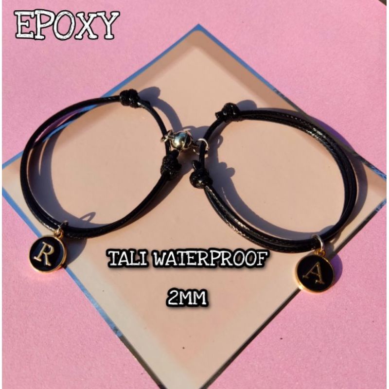( A-Z ) / GELANG COUPLE / gelang MAGNET HURUF / GELANG VIRAL EPOXY