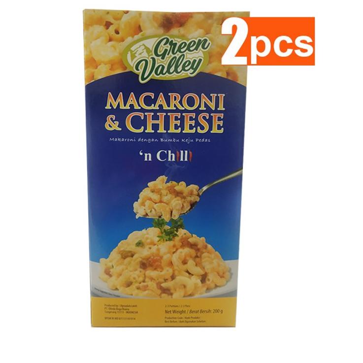 

Belanja hemat--Green Valley Macaroni and Cheese Chilli 200 Gr (2 Pcs)