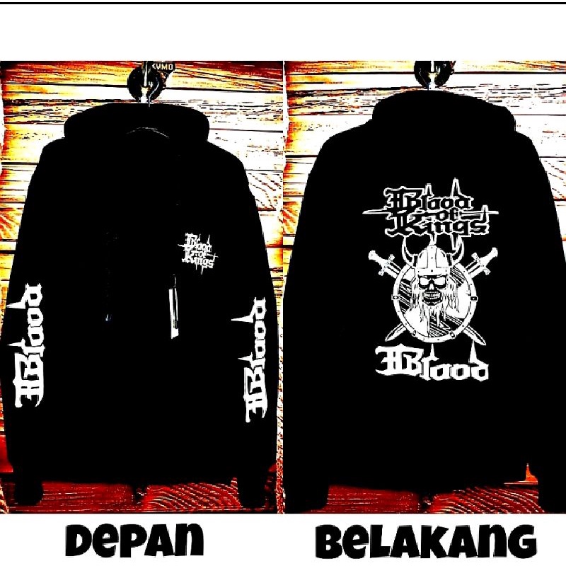 HOODIE BLOOD | HOODIE OFF - WHITE MR.KO | JAKET 3D