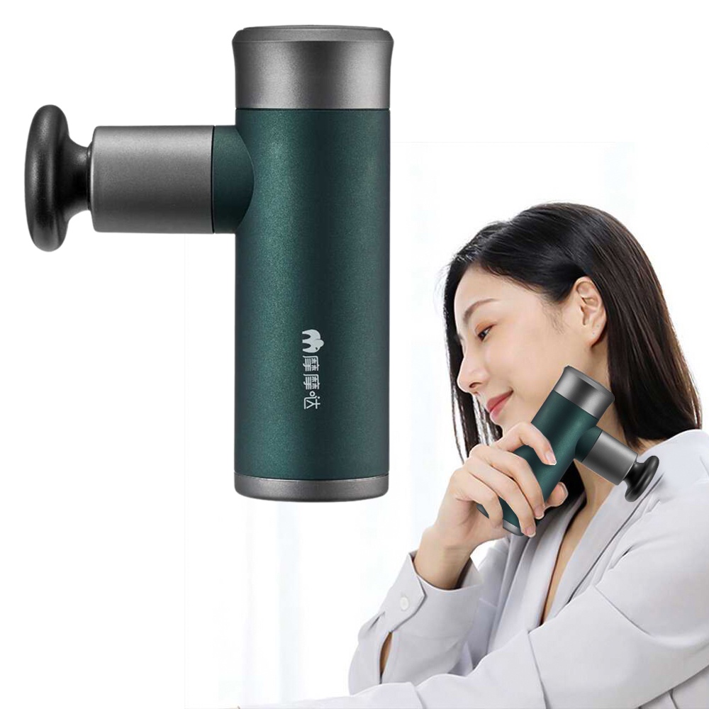 Momoda Alat Pijat Elektrik Mini Lightweight Massage Gun - SX316 - Green