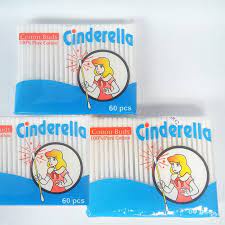 Cinderella cotton bud isi 60 pcs