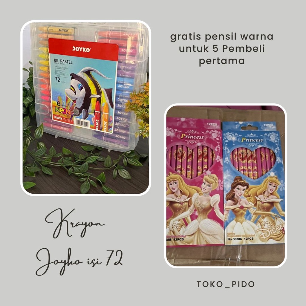 

KRAYON JOYKO ISI 72 OIL PASTEL LENGKAP