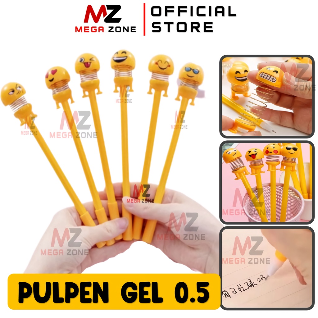 

Pulpen Gel 0.5 Orange Pen Lancip Tajam Warna Orange