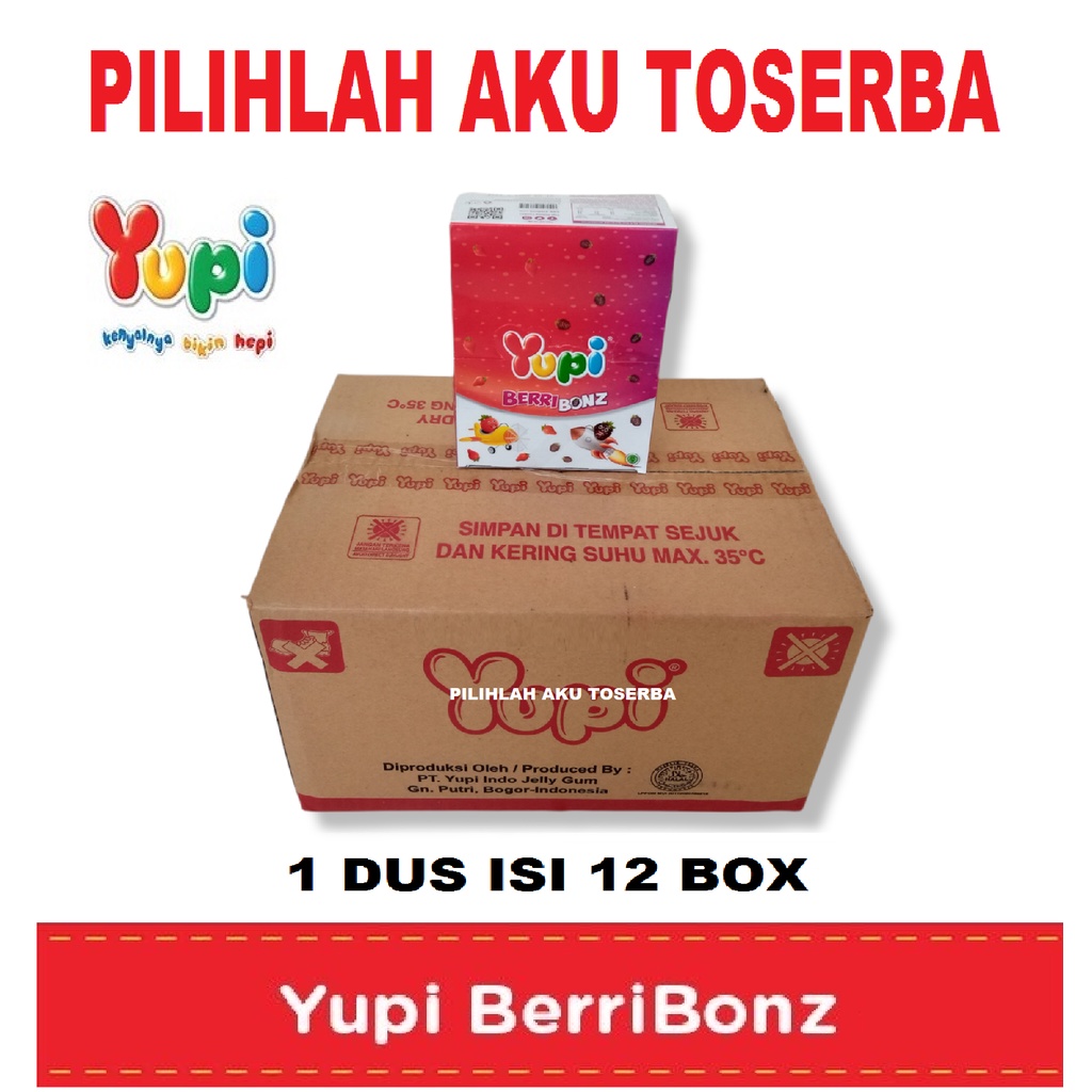 YUPI BERRIBONZ BOX - (HARGA 1 DUS ISI 12 BOX)