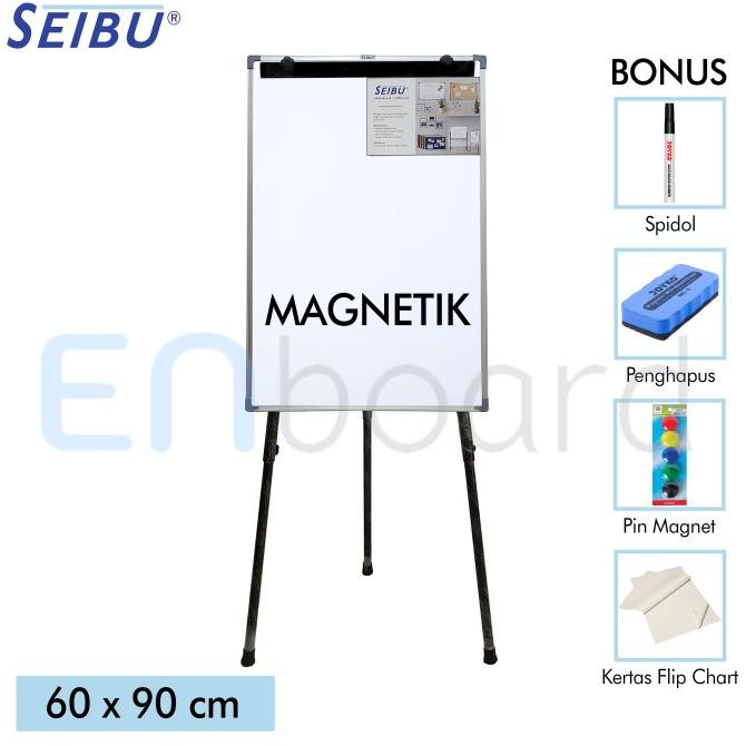 

Flip Chart / Flipchart / Papan Presentasi Seibu 60 x 90 cm