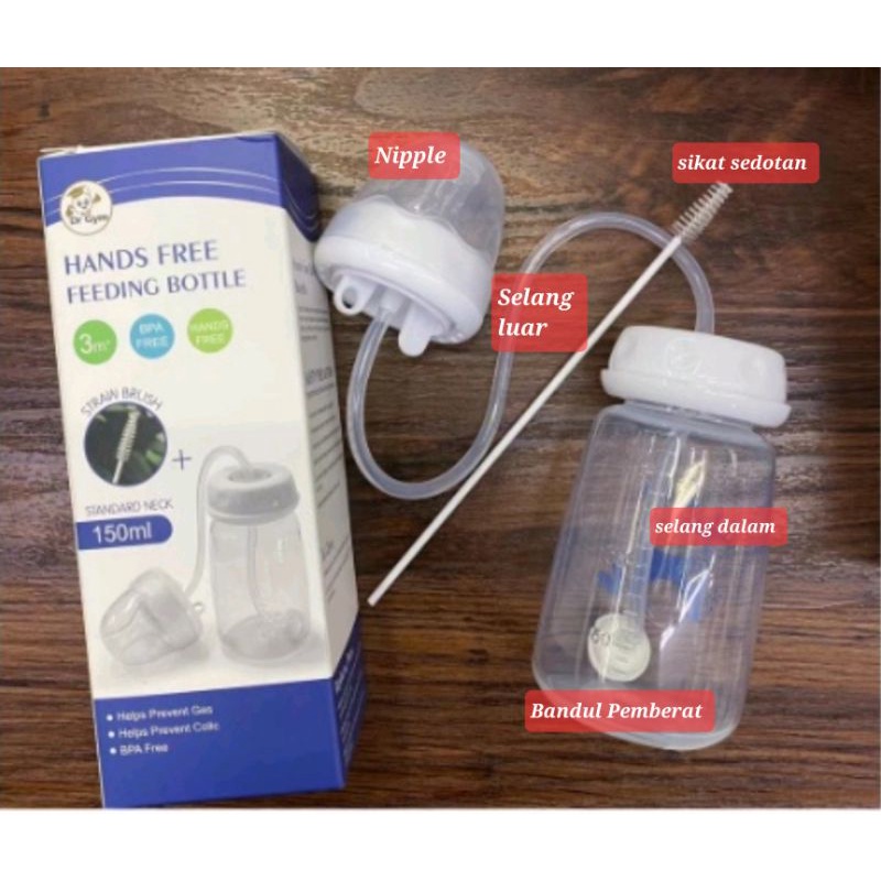 Sparepart Hands free Feeding Bottle / Selang Foodgrade Sedotan Botol Susu Handsfree / Selang Pengganti Replacement Straw