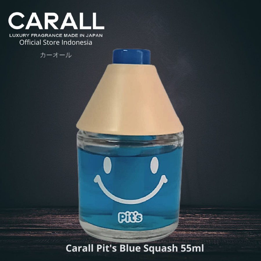 CARALL Pits Car Parfume Pencil Shape Smile Face Air Freshener Parfum Pewangi Pengharum Mobil 55ML