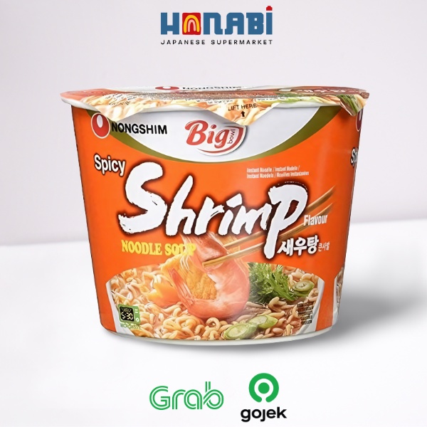 

Nongshim Big Bowl Noodle Shrimp (Saewootang) - 115g Made In Korea