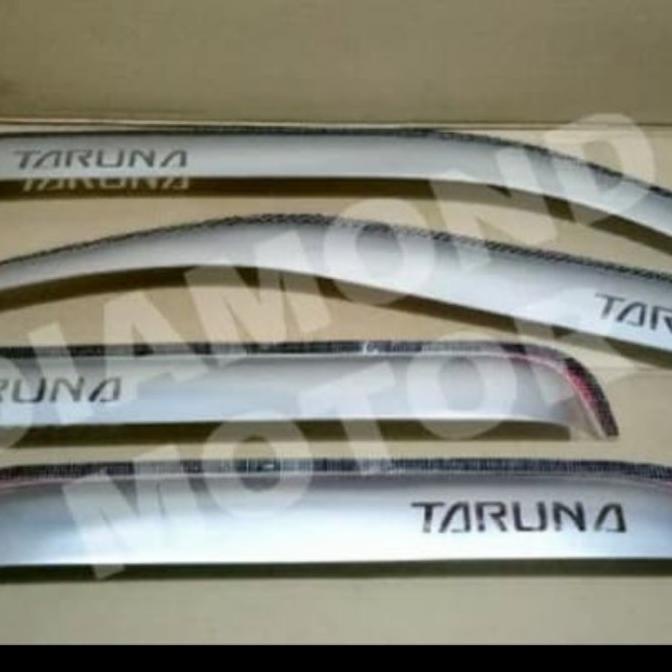 Talang Air Depan Belakang Silver Mobil Taruna