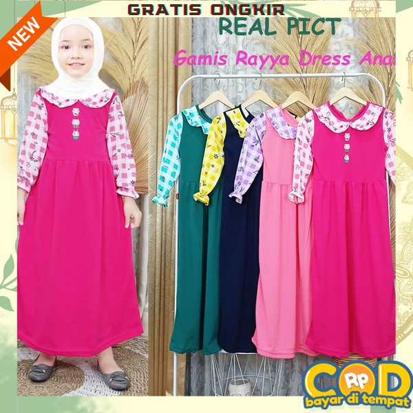 Gamis Anak Perempuan Syar'I Kids Tanggung Terbaru Baju Muslim Anak Perempuan Tanggung Fashion Muslim