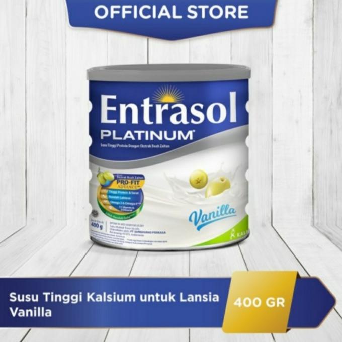 

[ COD ] entrasol platinum vanila 400gr