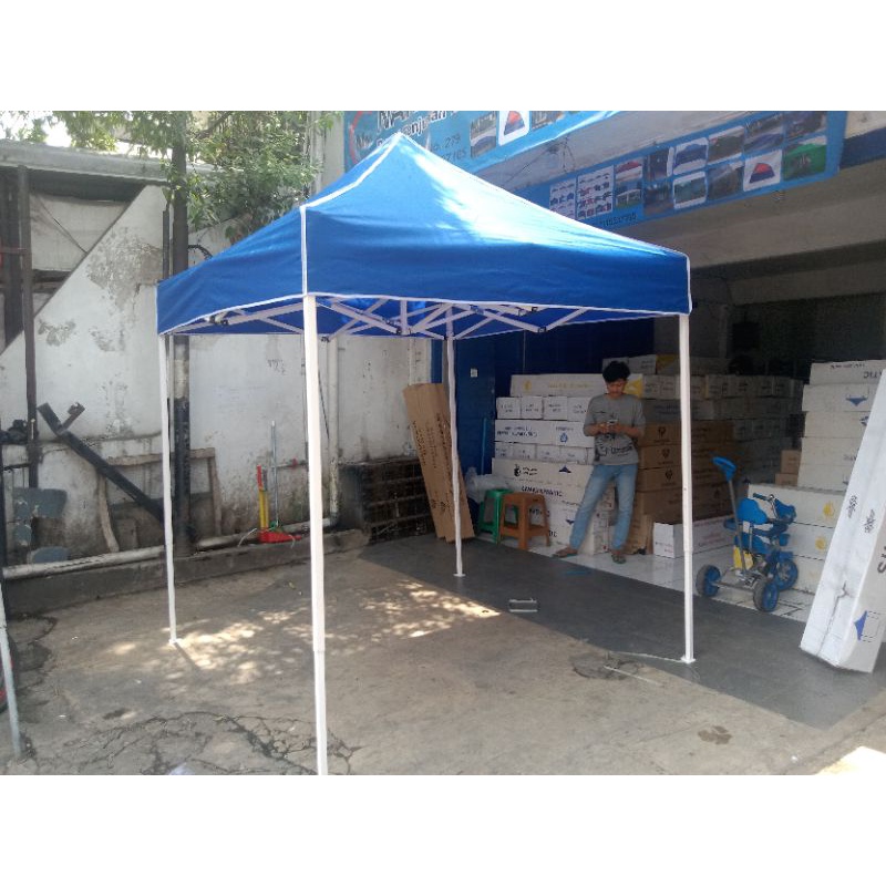 tenda lipat uk 3x3 besi putih Quality