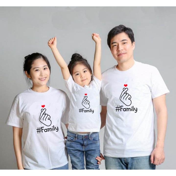 KAOS COUPLE #FAMILY BAJU COUPLE FAMILY KELUARGA AYAH IBU ANAK / KAOS SIMPLE FAMILY / KAOS COUPLE ANA