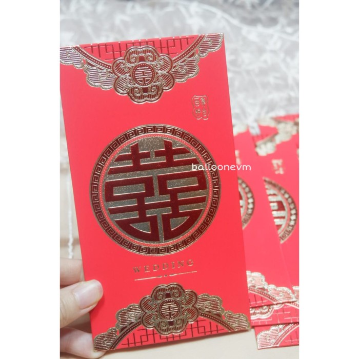 

Kusus Hari Ini Angpao Wedding / Double Happiness / Shuangxi / Sangjit Panjang Gilaa!!!