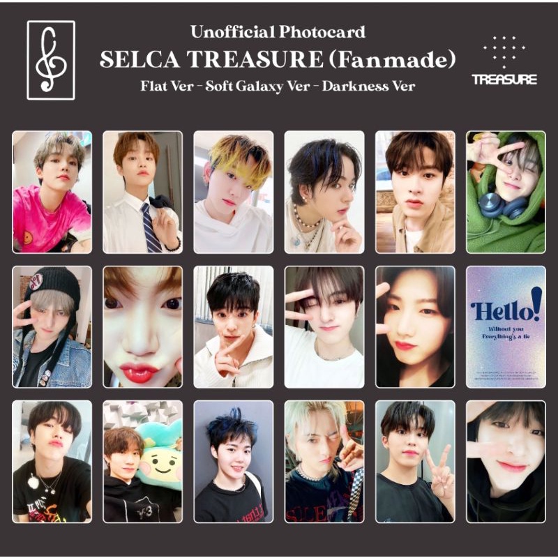 [SELCA TREASURE] UNOFFICIAL PHOTOCARD FANMADE