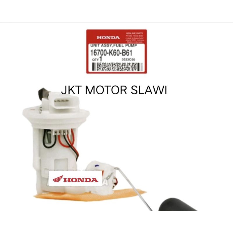 16700 K60 B61 Fuel pump vario 125 thn 2018-2020 asli honda