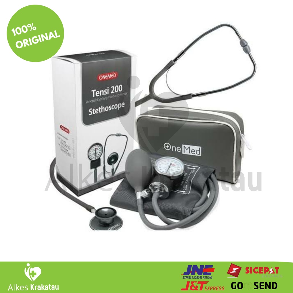 Paket Tensi 200 dan Stethoscope Onemed / Aneroid + Stetoskop One med